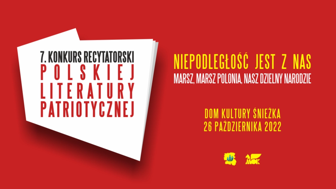 7. Konkurs Recytatorski Polskiej Literatury Patriotycznej - program